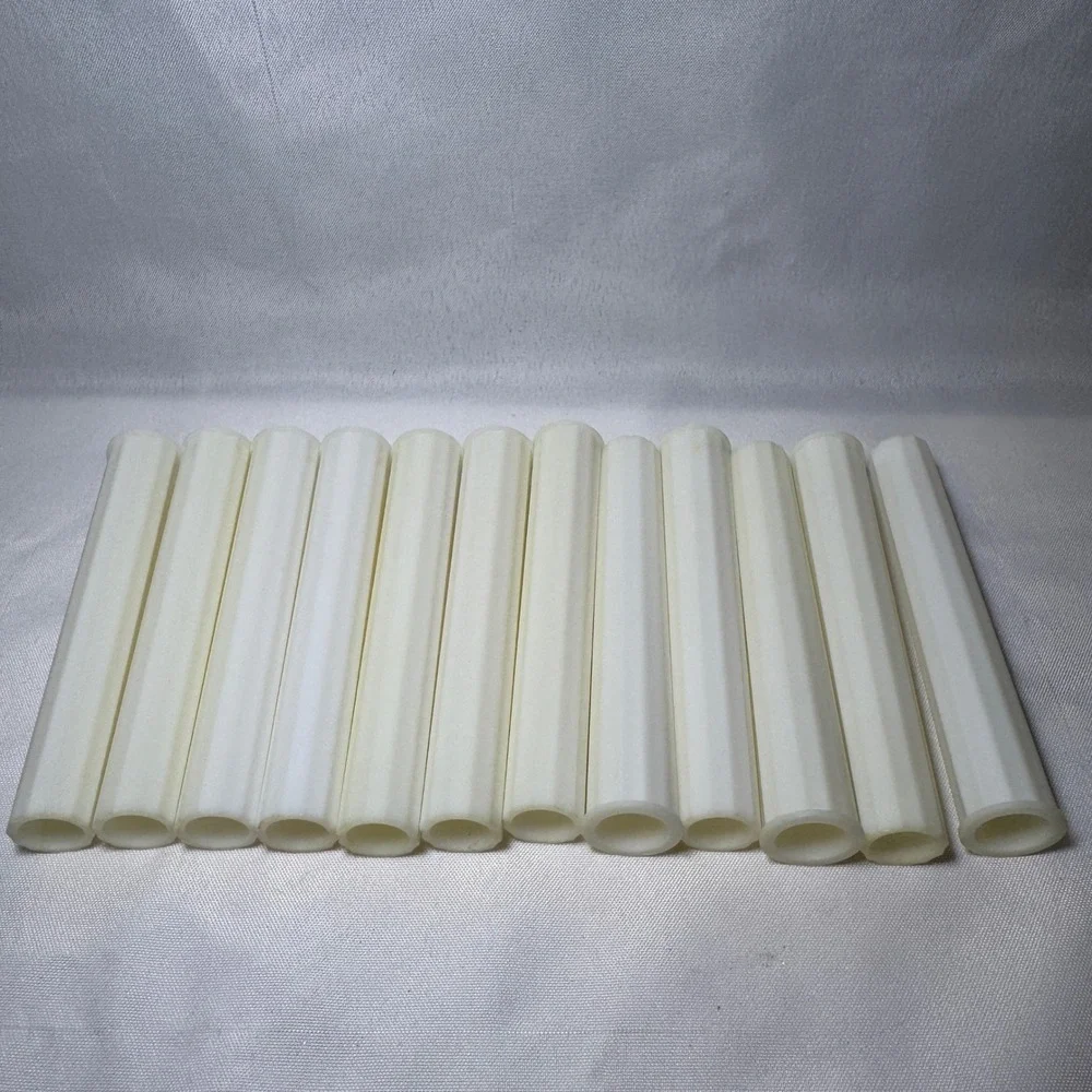 Wilton Vintage White Fluted Cake Pillars 5 Inch Tiered Support Columns Set of 14